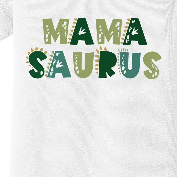 Mamasaurus Dadasaurus Matching Family Dinosaur Birthday Baby Bodysuit