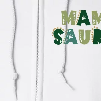 Mamasaurus Dadasaurus Matching Family Dinosaur Birthday Full Zip Hoodie