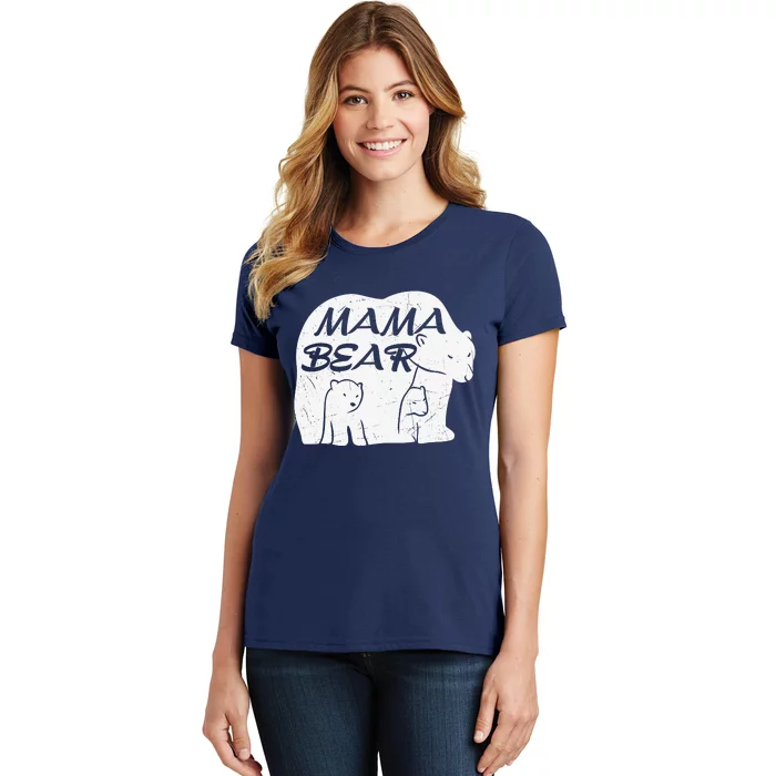 Mother's Day Mama Bear Plus Size Shirts For Mom Son Daughter Family Men Women Women's T-Shirt