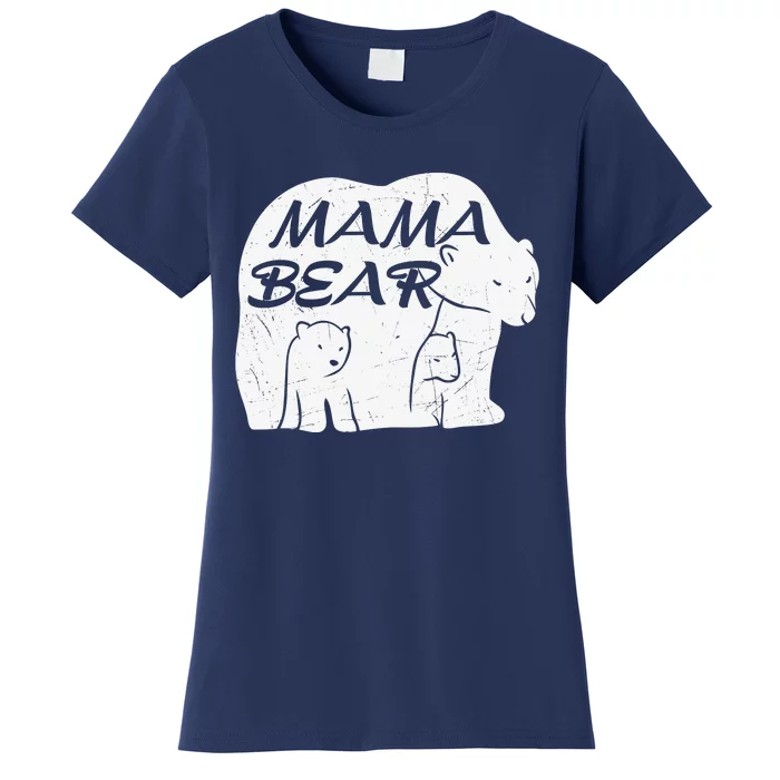 Mother's Day Mama Bear Plus Size Shirts For Mom Son Daughter Family Men Women Women's T-Shirt