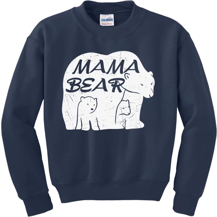 Mother's Day Mama Bear Plus Size Shirts For Mom Son Daughter Family Men Women Kids Sweatshirt