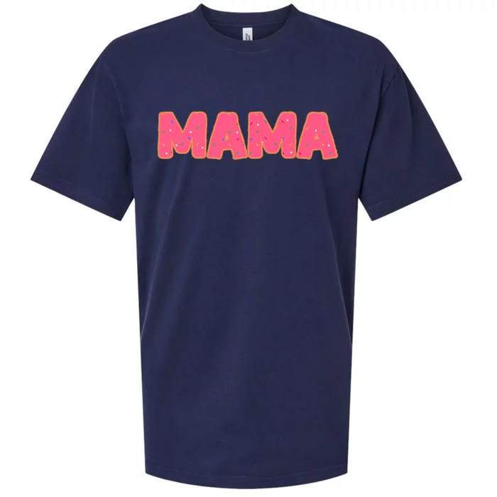 Mama Donut Mother Doughnut Lover Party Sueded Cloud Jersey T-Shirt