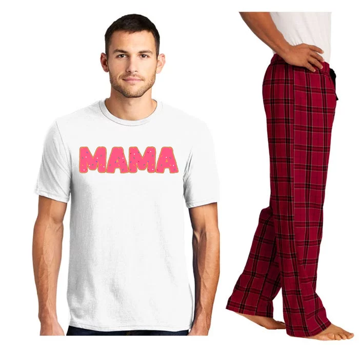 Mama Donut Mother Doughnut Lover Party Pajama Set