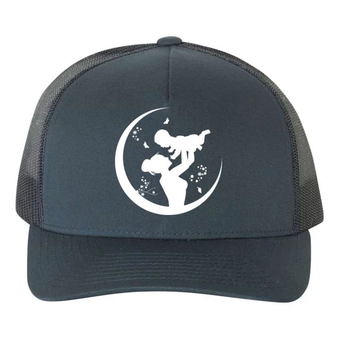 Mother's Day Moon Cute Gift Yupoong Adult 5-Panel Trucker Hat