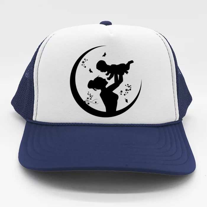 Mother's Day Moon Cute Gift Trucker Hat