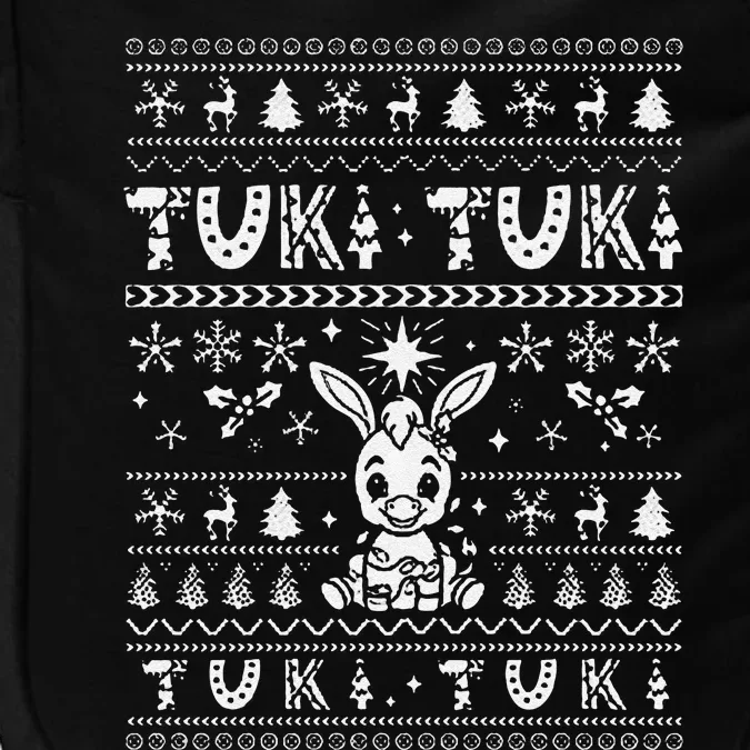 Mi Donkey Mexican Tuki Tuki Donkey Latino Xmas Feliz Navidad Impact Tech Backpack