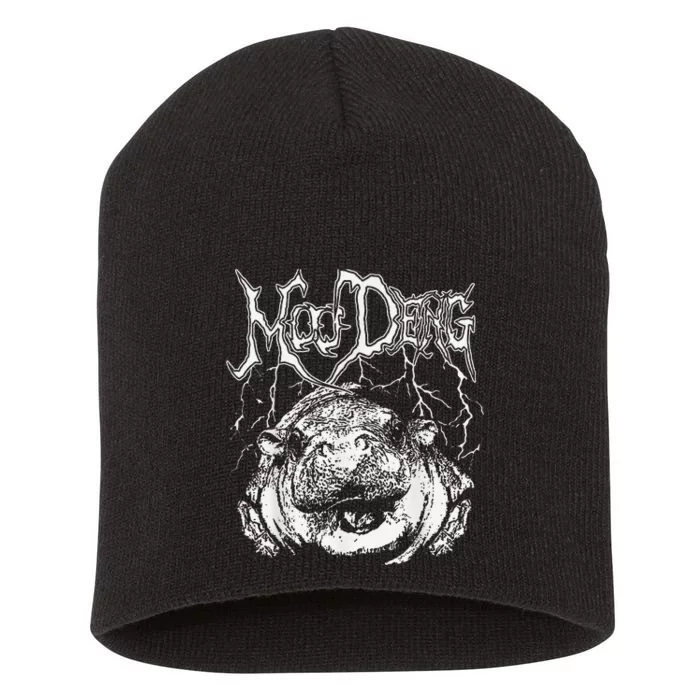 Moo Deng (Metal) Short Acrylic Beanie