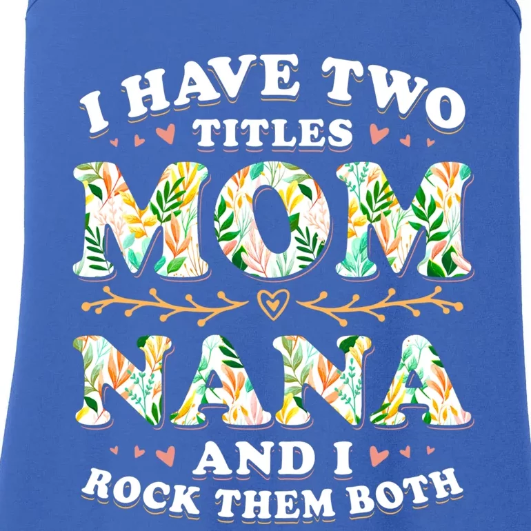 Mothers Day Mama Mommy Or Grandma Gift Ladies Essential Tank