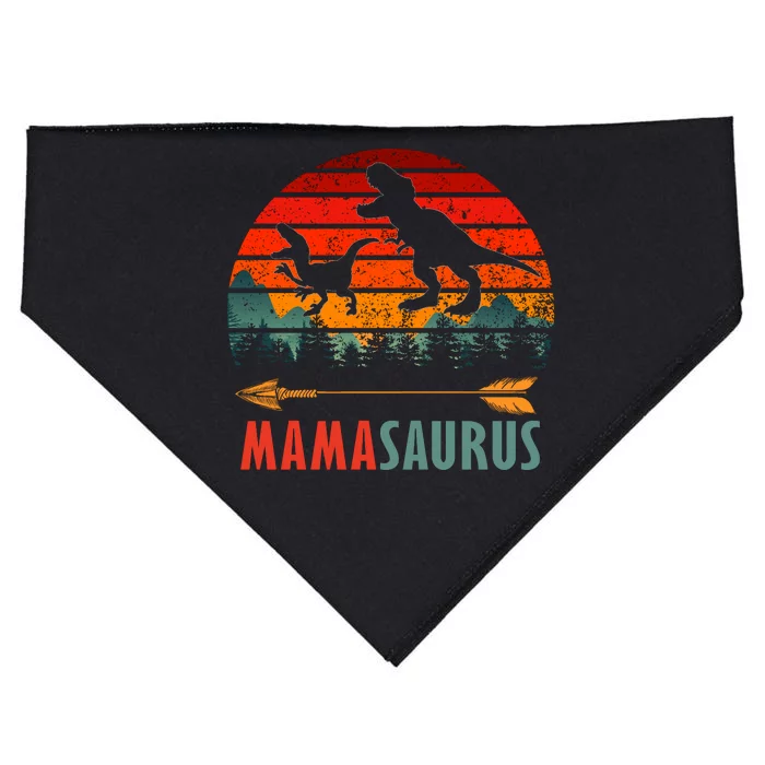 Mama Dinosaur USA-Made Doggie Bandana