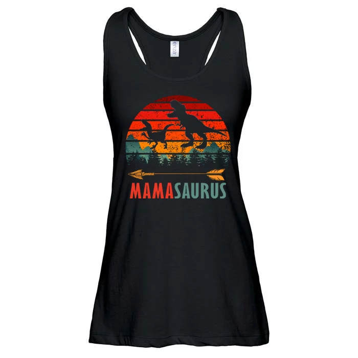 Mama Dinosaur Ladies Essential Flowy Tank