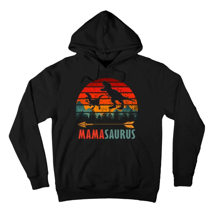 Mama Dinosaur Tall Hoodie