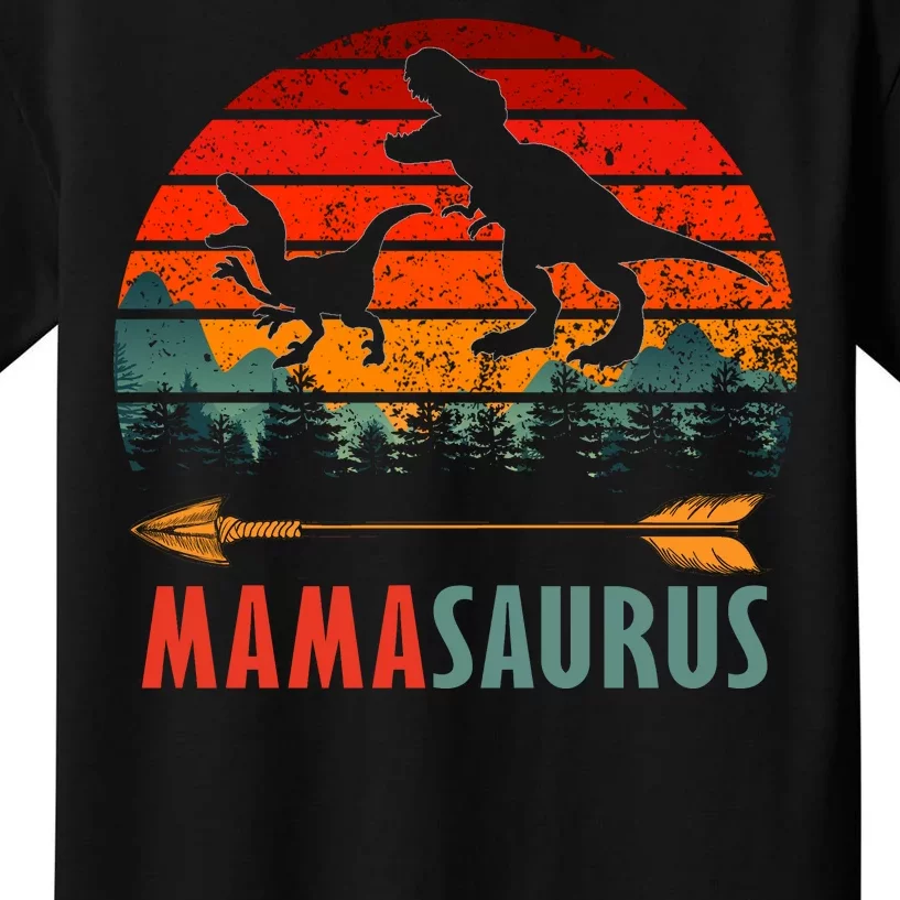 Mama Dinosaur Kids T-Shirt