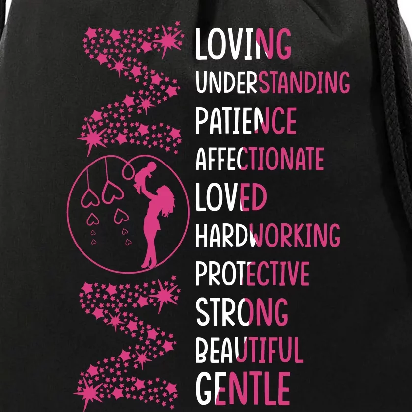 Mother's Day Drawstring Bag