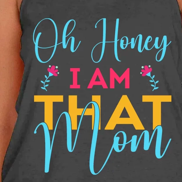 Mothers Day Women's Knotted Racerback Tank