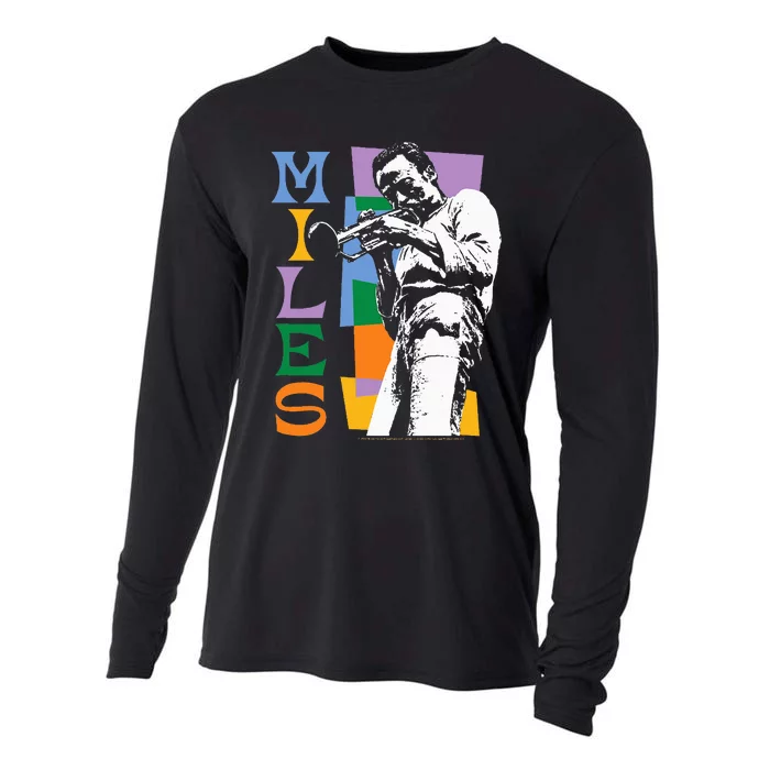 M.I.L.E.S Davis Miles Colorblock Cooling Performance Long Sleeve Crew