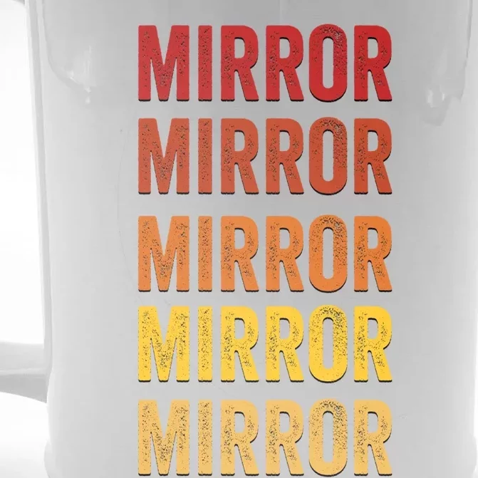 Mirror Definition Mirror Gift Front & Back Beer Stein