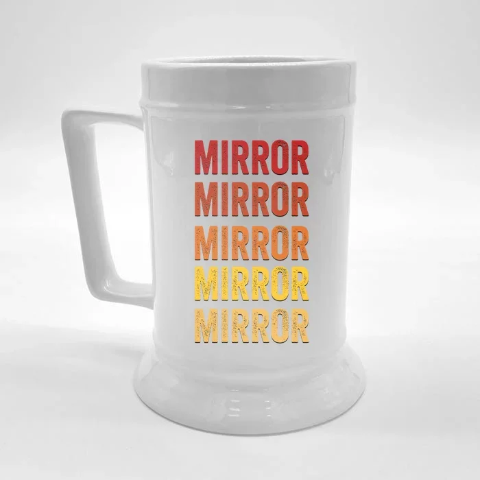 Mirror Definition Mirror Gift Front & Back Beer Stein