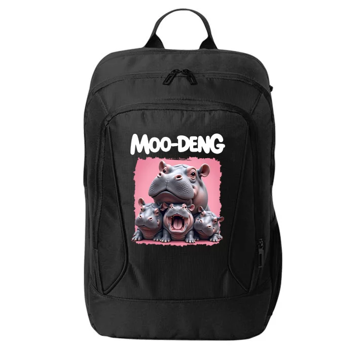 Moo Deng City Backpack