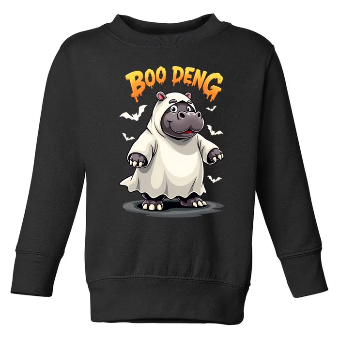 Moo Deng Toddler Sweatshirt