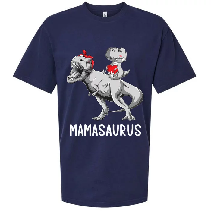 MotherS Day Mom Mamasaurus Dinosaur Mama T Rex Saurus Sueded Cloud Jersey T-Shirt