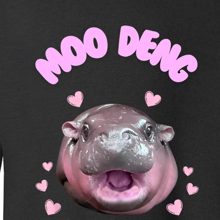 Moo Deng Toddler Sweatshirt