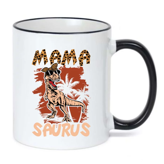 Mama Dinosaur Mommy Mom Prehistoric Happy MotherS Day Gift Black Color Changing Mug