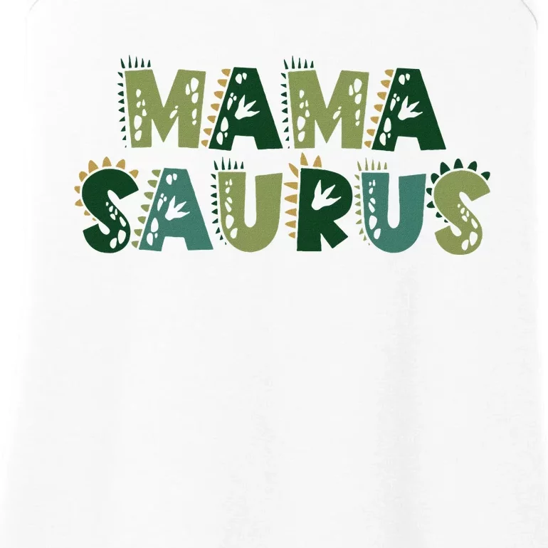 Mamasaurus Dadasaurus Matching Family Dinosaur Birthday Ladies Essential Tank