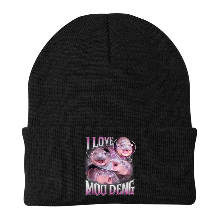 Moo Deng Knit Cap Winter Beanie