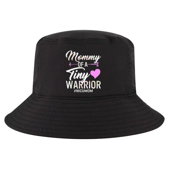 Mothers Day Mommy Of A Tiny Warrior NICU Mom Baby Preemie Cool Comfort Performance Bucket Hat