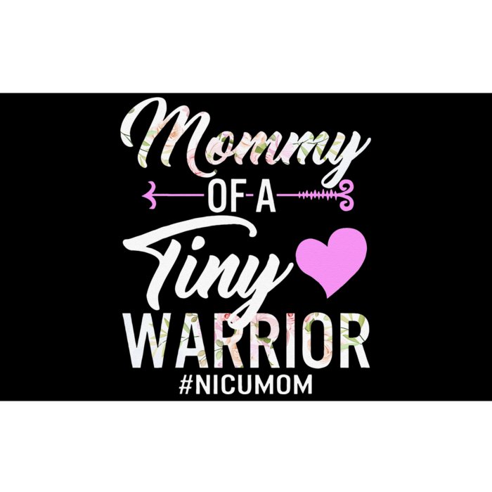 Mothers Day Mommy Of A Tiny Warrior NICU Mom Baby Preemie Bumper Sticker