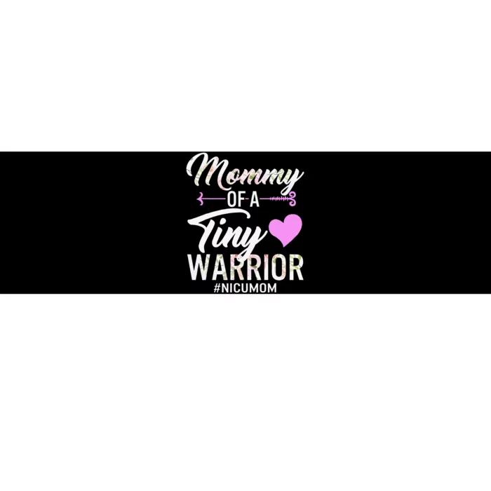 Mothers Day Mommy Of A Tiny Warrior NICU Mom Baby Preemie Bumper Sticker