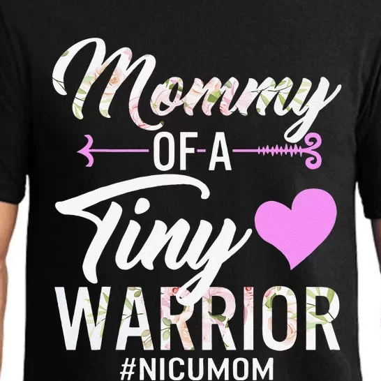 Mothers Day Mommy Of A Tiny Warrior NICU Mom Baby Preemie Pajama Set