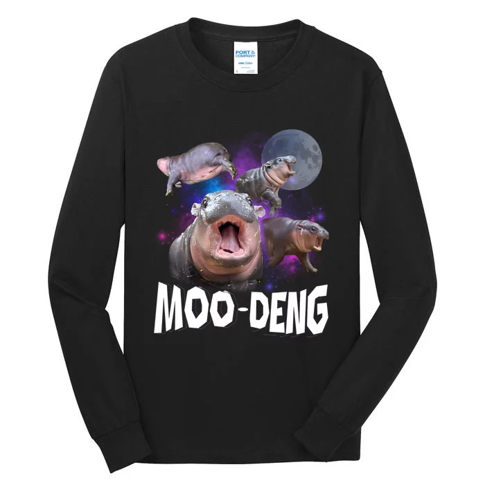 Moo Deng Tall Long Sleeve T-Shirt