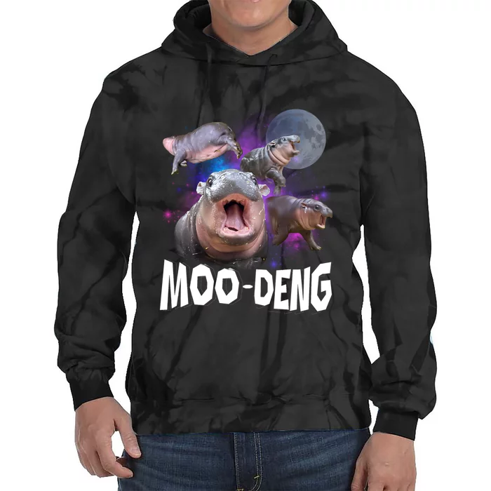 Moo Deng Tie Dye Hoodie