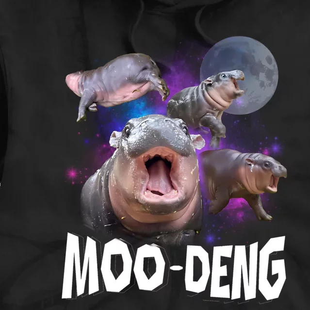 Moo Deng Tie Dye Hoodie