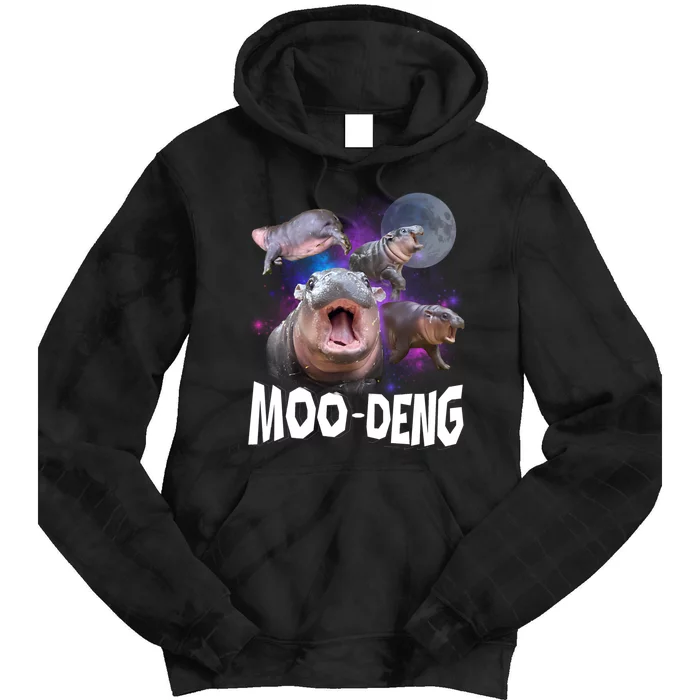 Moo Deng Tie Dye Hoodie