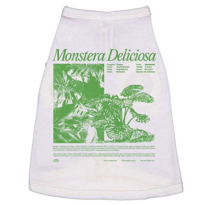 Monstera Deliciosa Doggie Tank