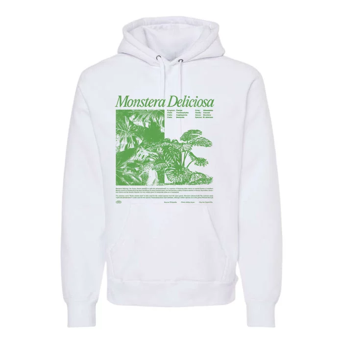 Monstera Deliciosa Premium Hoodie