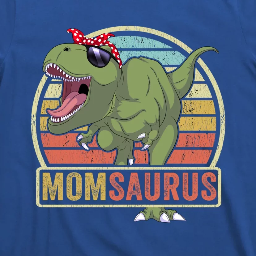 Momsaurus Dinosaur Mom Saurus Family Matching Great Gift T-Shirt