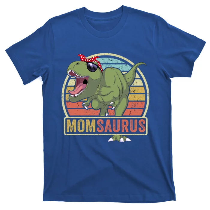 Momsaurus Dinosaur Mom Saurus Family Matching Great Gift T-Shirt