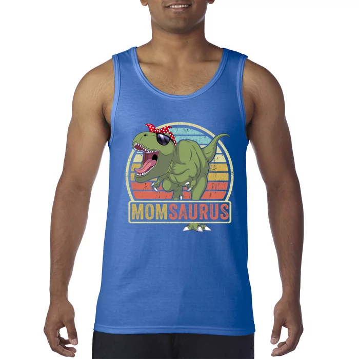 Momsaurus Dinosaur Mom Saurus Family Matching Great Gift Tank Top