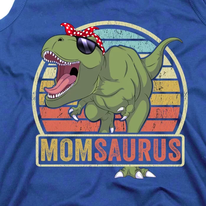 Momsaurus Dinosaur Mom Saurus Family Matching Great Gift Tank Top