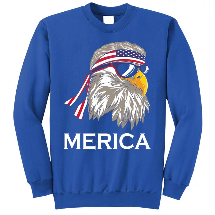 Memorial Day Merica Eagle 4th Of July Patriotic I Love Usa Great Gift Tall Sweatshirt