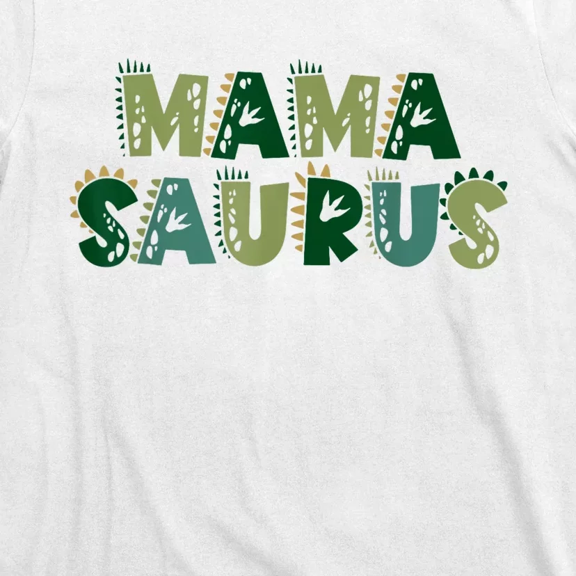 Mamasaurus Dadasaurus Matching Family Dinosaur Birthday T-Shirt