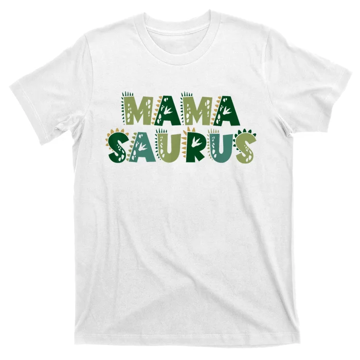 Mamasaurus Dadasaurus Matching Family Dinosaur Birthday T-Shirt