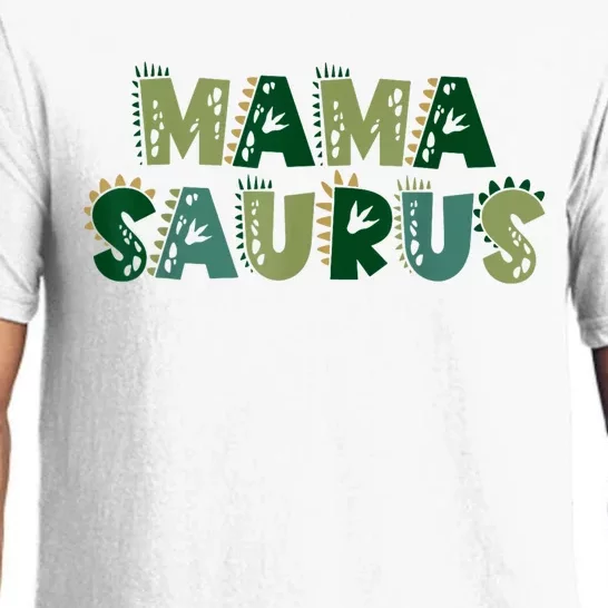 Mamasaurus Dadasaurus Matching Family Dinosaur Birthday Pajama Set