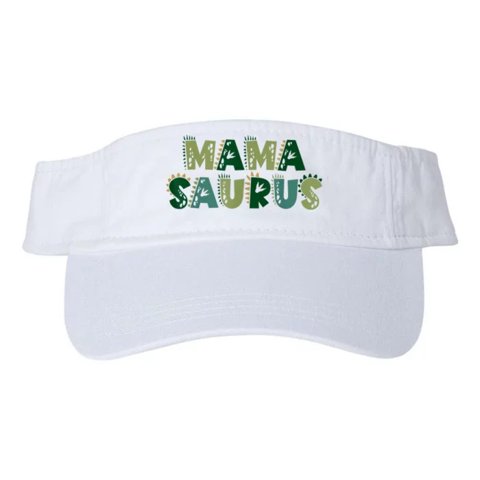 Mamasaurus Dadasaurus Matching Family Dinosaur Birthday Valucap Bio-Washed Visor