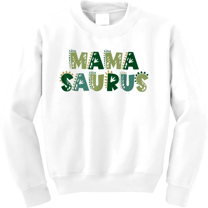 Mamasaurus Dadasaurus Matching Family Dinosaur Birthday Kids Sweatshirt