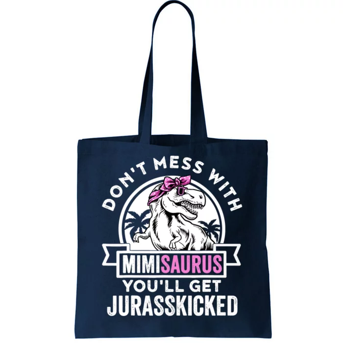 Mimisaurus Dinosaur Mimi Saurus Mother's Day Tote Bag