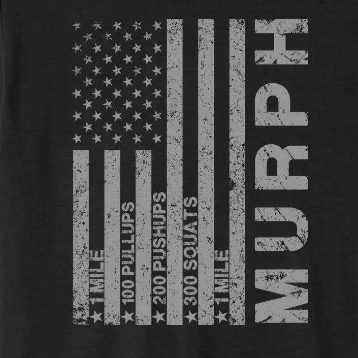 Memorial Day Murph Challenge Distressed Us Military Gift ChromaSoft Performance T-Shirt